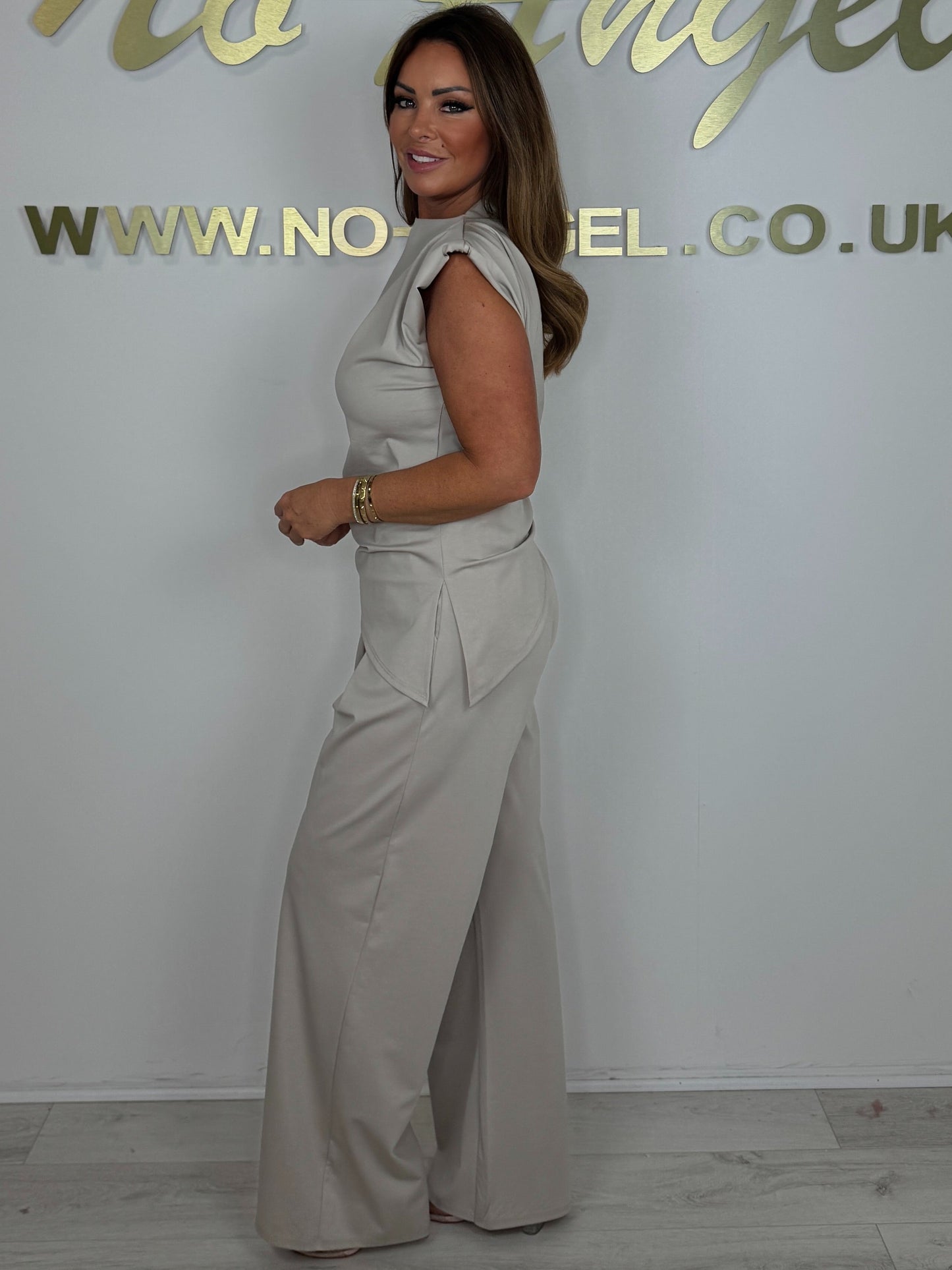 (BUY 1 GET 2 FREE) Asymmetric Top & Trouser Co-ord (3 Colours)